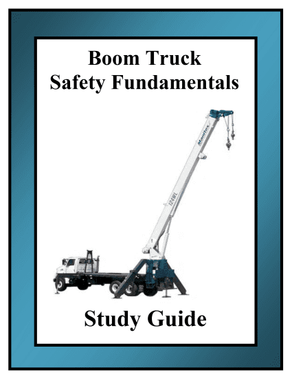 Boom Truck Safety Study Guides (5 Pack)