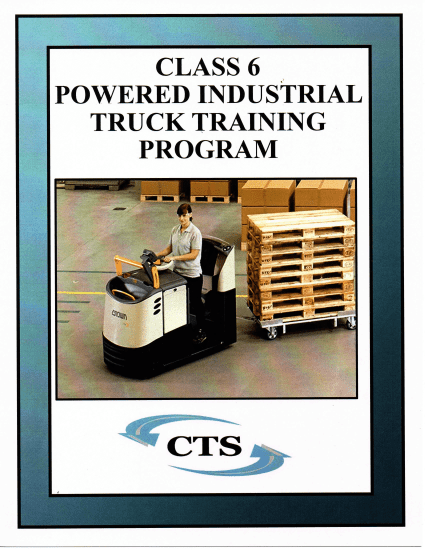 Class 6 Industrial Truck Instructor Kit