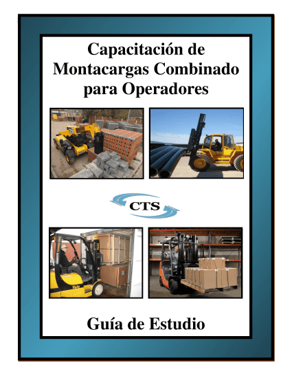 Combined Forklift Study Guides V2.5 - Spanish (5 Pack)