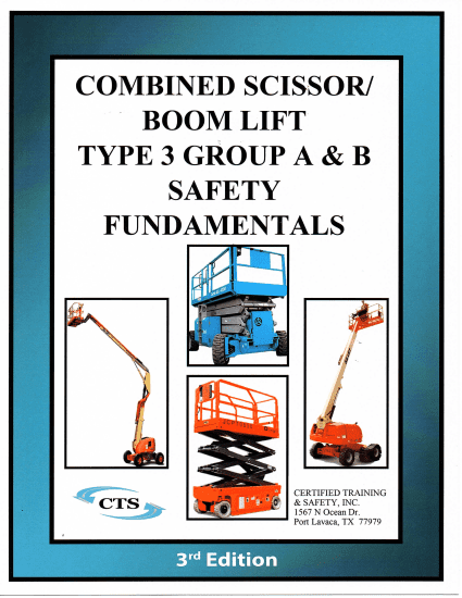 Combined Scissor / Boom Lift Type 3 Group A&B Safety Fundamentals Instructor Kit
