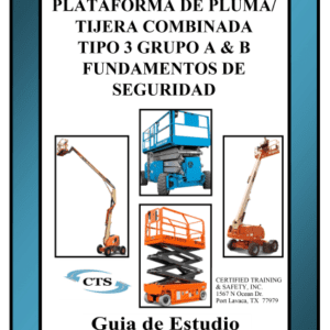 Comined Scissor / Boom Lift Type 3 Group A&B Study Guides- Spanish (5 Pack)