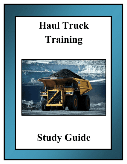 Haul Truck Study Guides (5 Pack)