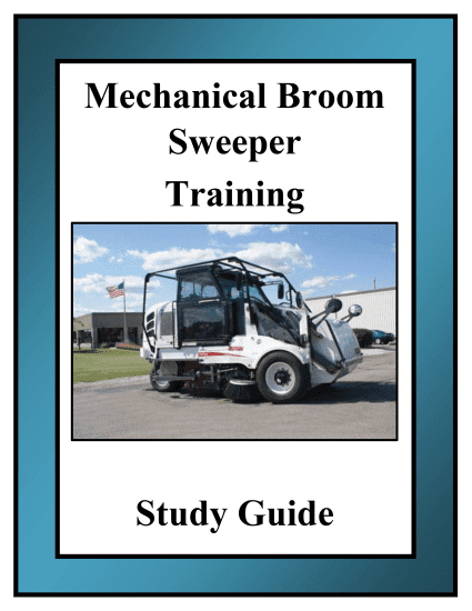 Mechanical Broom Sweeper Study Guides (5 Pack)