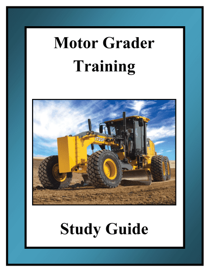 Motor Grader Study Guides (5 Pack)