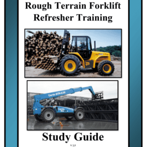 Rough Terrain Forklift Refresher Study Guides V2.5 (5 Pack)