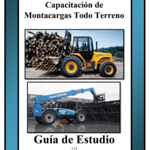 Rough Terrain Forklift Study Guides V2.5 - Spanish (5 Pack)
